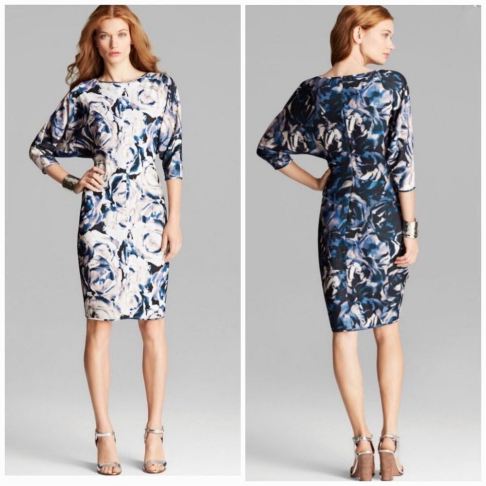 Black Halo Chesney Dress Floral Sheath 2